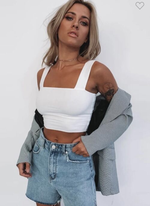 Block Strap Crop Top - Image 3