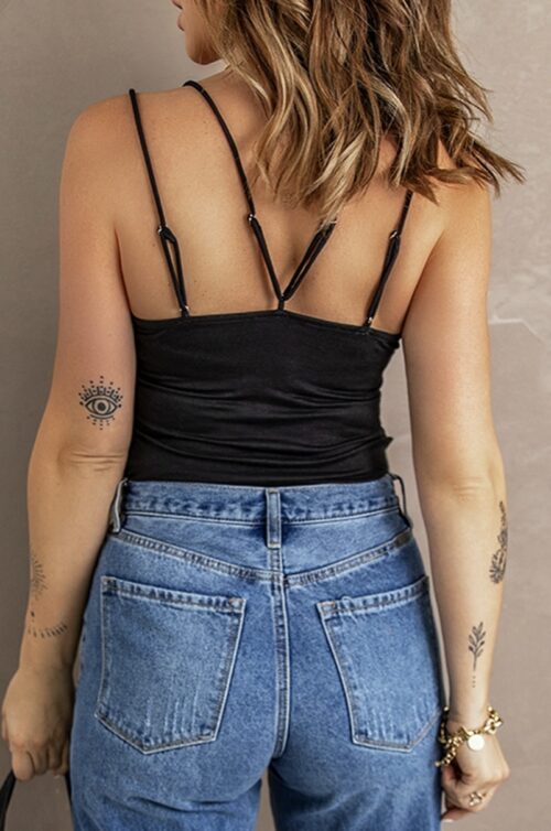 Lace flower overlay tank - Image 2