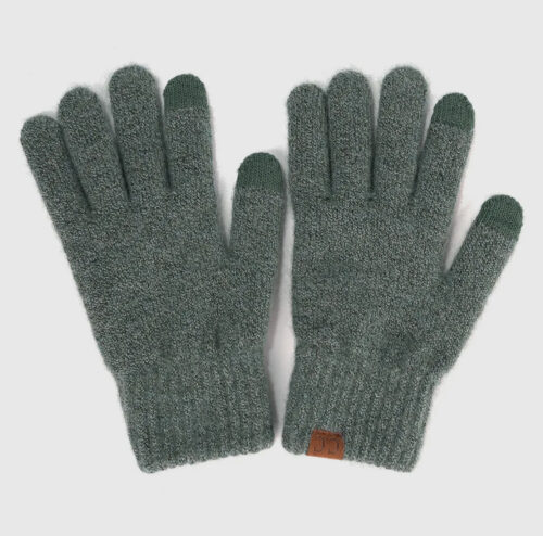 Heather classic gloves-forest