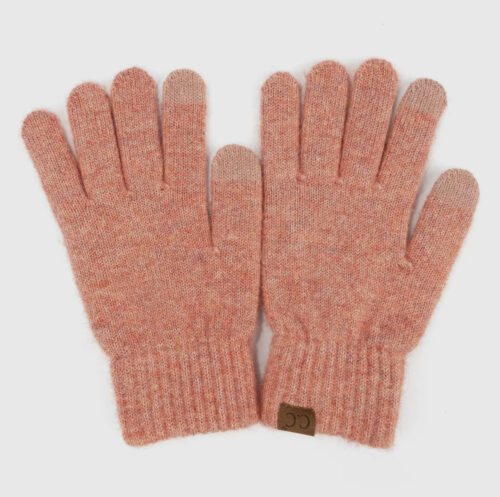 Heather classic gloves-strawberry